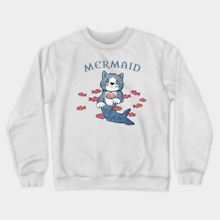 Mermaid Cat Crewneck Sweatshirt